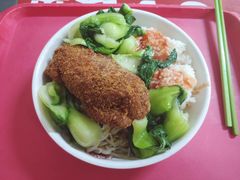 爆汁鸡排饭-北京大学-学五食堂