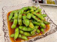 椒麻毛豆-白仁仔· 活烤海鲜 宵夜(豫园店)