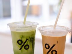 抹茶拿铁-% Arabica阿拉比卡咖啡(前滩太古里店)
