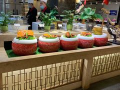 自助取餐区-百姓渔村(建设路店)