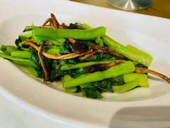 茶树菇炒菜心-北京老铺烤鸭(老城根店)