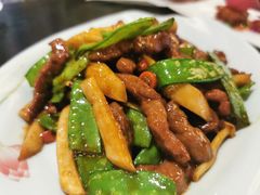 碧绿山珍炒牛柳-柒园·三十年创意杭帮菜(龙湖滨江天街店)