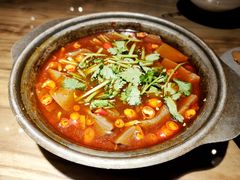 仔姜鲜锅嫩鸭血-不曾在把把烧•烧烤(莲坂磐基店)