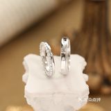 5K+就能搞定的大气时尚的情侣对戒，超心动der[加油][加油]