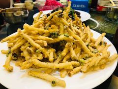 炸崂山参-莒县世起全羊馆(塔桥人家店)