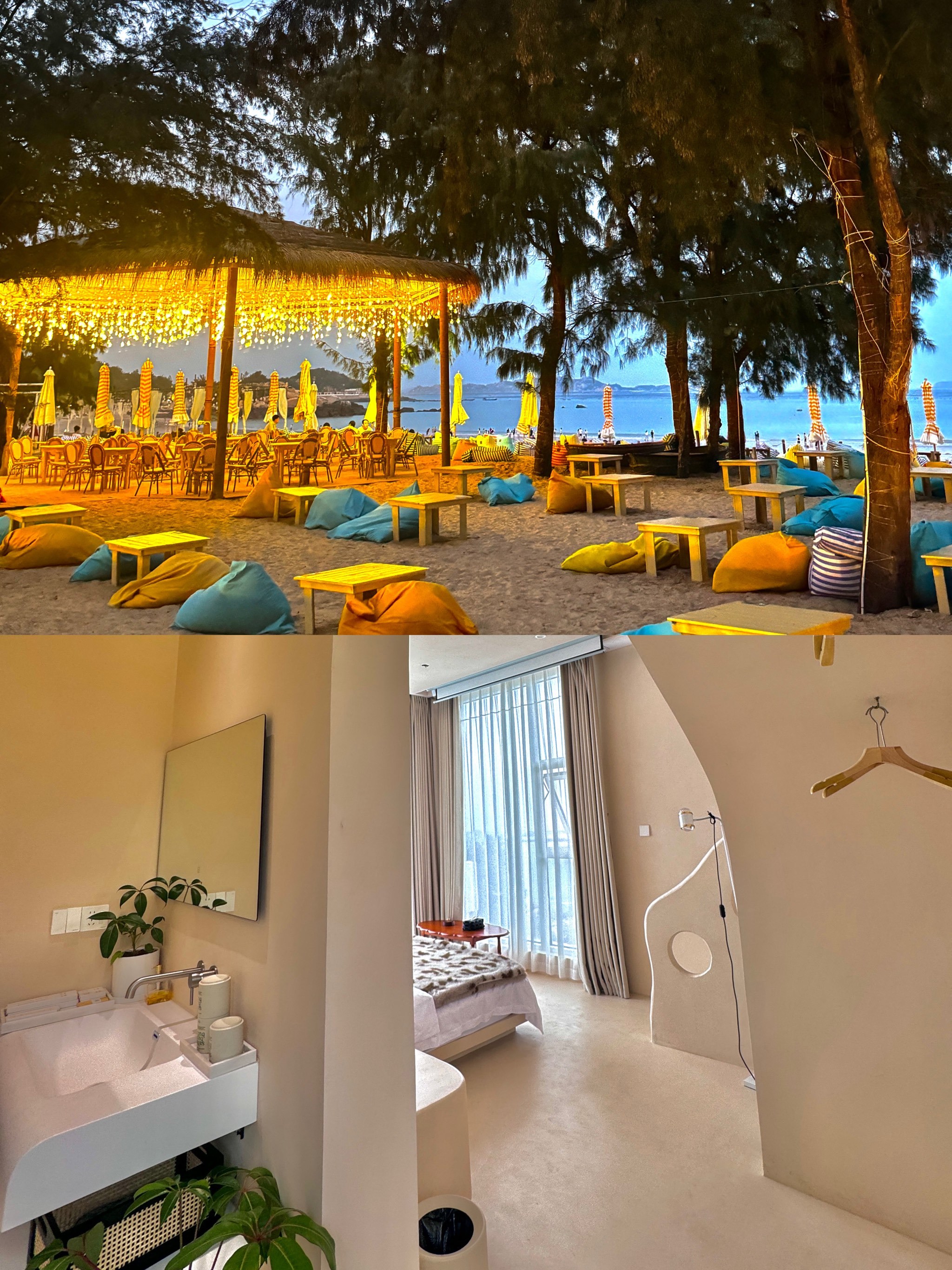 海边上的圣托里尼海景房美到
窒息