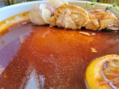嫩煎柠檬大蒜鸡腿排早午餐-The Rug Cafe(王府中环店)