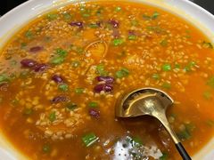 红腰豆粗粮煮鲜鲍鱼-渝半城经典川粤菜(重庆天地店)