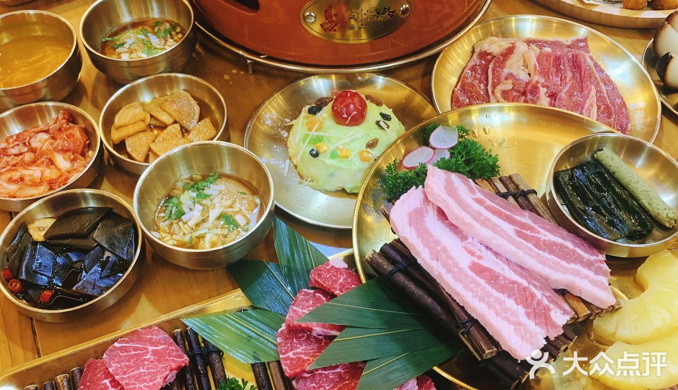来这里吃烤肉的最终结果是肚饱眼还馋❗