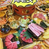 来这里吃烤肉的最终结果是肚饱眼还馋❗