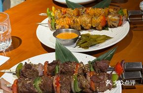 Grilled Oxtail Beef Skewers