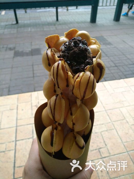 松枝记蛋仔冰淇淋图片