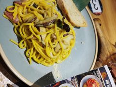 奶油培根意面-初拾·花里餐厅(钜城华亿店)