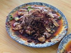 凉拌肥肠-温记府廟豆汤饭·始于1955年(海椒店)