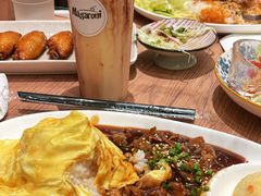 照烧肥牛蛋包饭-玛格萝妮比萨屋(四平店)
