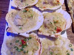 烤扇贝-三个蒙古大叔羊肉串(大宁店)