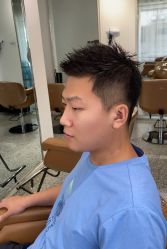 -I+造型烫发染发