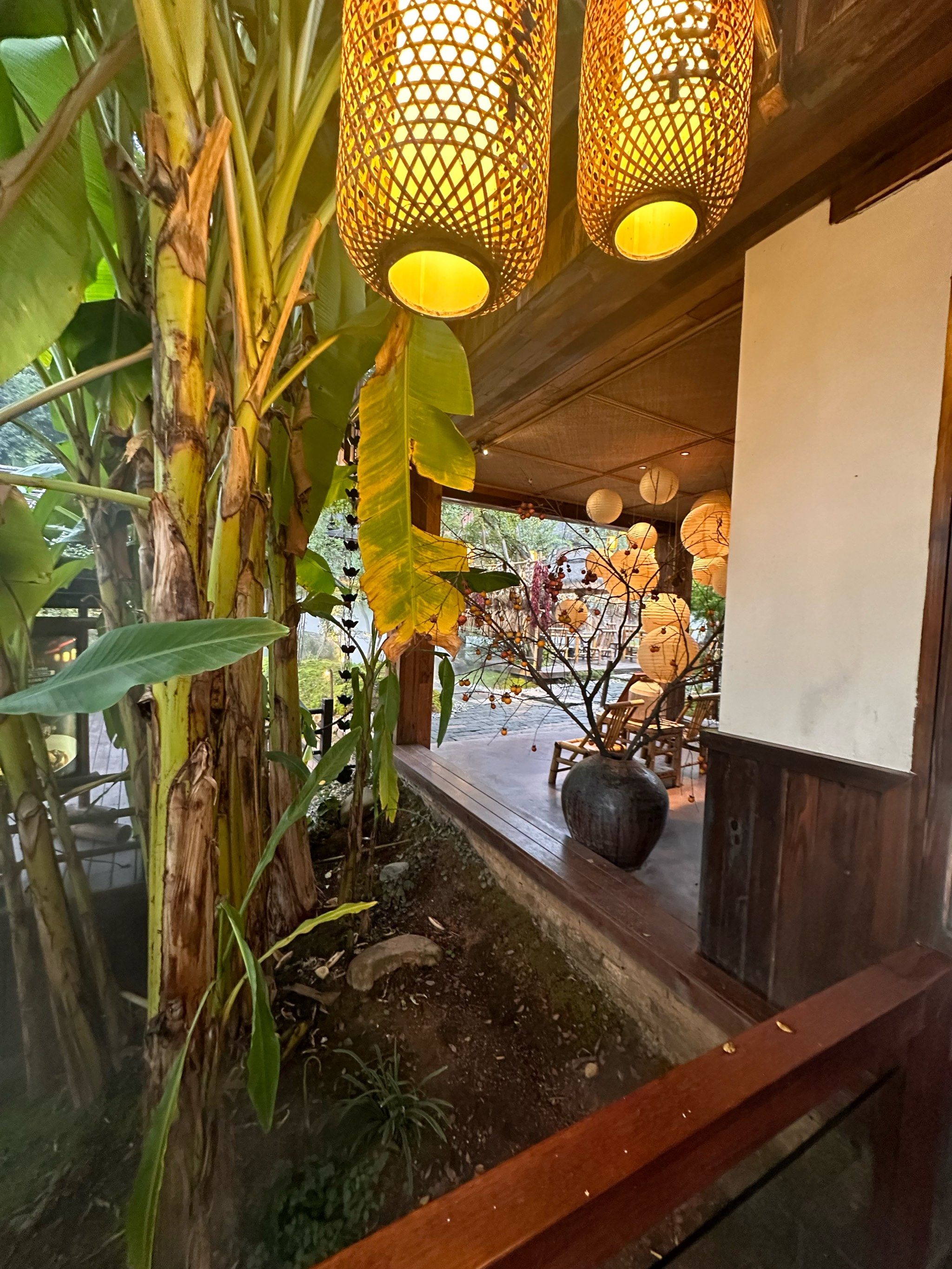 王捌院子(野舍店)环境非常优美,服务的美女都很漂亮