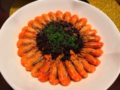 干菜蒸河虾-杭州西子湖四季酒店·金沙厅