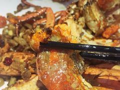 萝卜干炒蟹-三辣馆