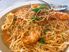 鲜虾浓汁天使面-The Rug Cafe(王府中环店)