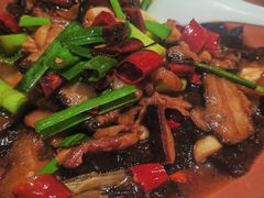 蕨粑炒腊肉-望湘园·洞庭渔宴(浦江欢乐颂店)
