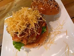 BBQ鸡腿汉堡-Lets burger非常汉堡·环球风味(蓝色港湾店)