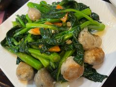 菜心炒鲮鱼球-凤厨顺德水乡凤味馆(大良锦龙路店)