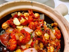 啫啫虾球-刘胖子家常菜·蹄花焖藕(兴业店)