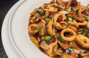 Green Onion Braised Cuttlefish