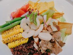 鸡肉大虾鲜蔬波奇碗-西堤牛排(龙德广场店)