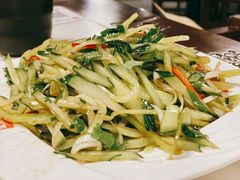 开胃下酒老虎菜-京门老爆三·铜锅涮肉 爆肚(望京店)