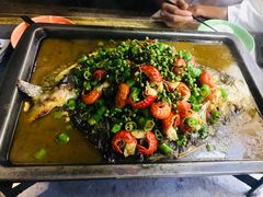 -探鱼·鲜青椒爽麻烤鱼(中天广场店)