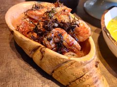 野蒜油爆虾-香园茶社·金陵小灶(老门东店)