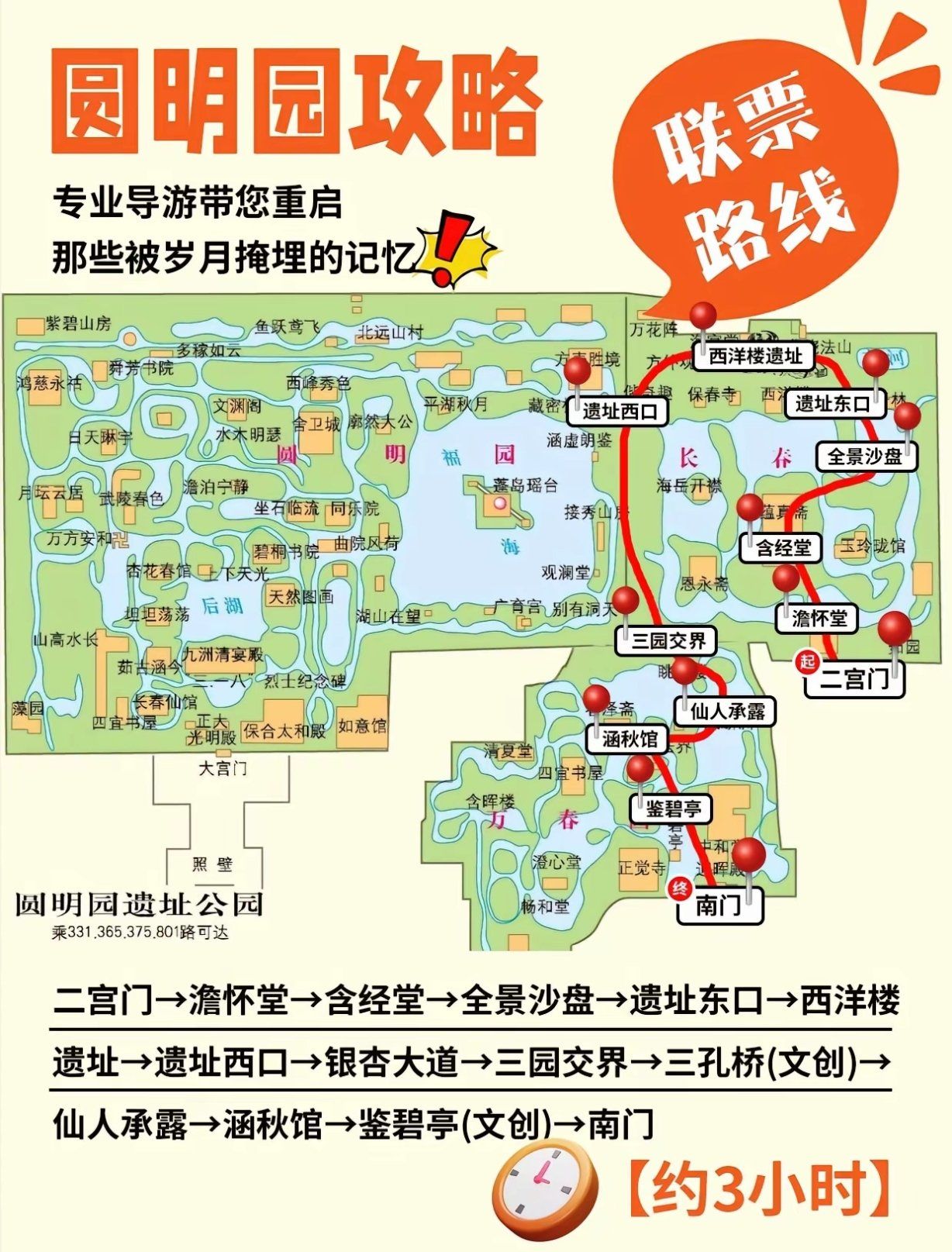 北京圆明园旅游攻略