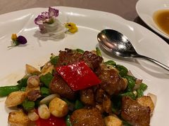 黑椒爆炒雪花牛肉粒-皇朝会.经典传统粤菜(外滩店)