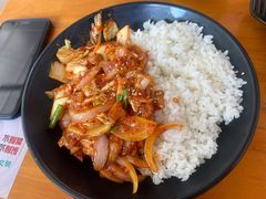 五花肉泡菜盖饭-韩泉韩国美食屋(朝晖路店)