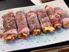 独创芝士鳕蟹柳肥牛卷-北京小炮儿炙子烤肉·铜锅涮肉(珠江路店)