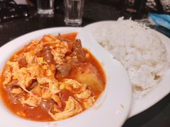 番茄滑蛋牛肉拌饭-半秋山西餐厅(巴南万达广场店)