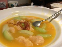 水果丝瓜烩虾滑-蜀宴小调·精致家常菜(科华店)