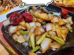 铁板土豆片-老胖串店(山大路店)