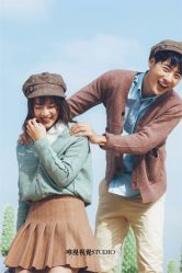 俏皮可爱-巴黎婚纱摄影工作室