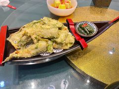 苔菜小黄花-君霖海鲜私房菜(春柳店)