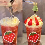 长春探店｜洽洽浓新品💕｜草莓🍓大满足！！