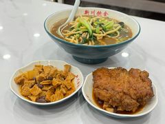 微辣肉丝菜汤面-新川饮食(新川小区店)