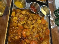 榴莲芝士一米鸡肉-炸鸡情侣韩式料理(中央大街店)