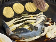 -北京龙庆四季香农家饭庄·灶台鱼·碳烤虹鳟鱼(龙庆峡店)