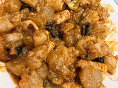 三鲜焖子-日月昇渔家菜·海肠捞饭·大连海鲜(星海公园店)