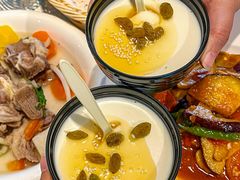 手工自制酸奶-巴扎美食·新疆菜·西域歌舞表演餐厅(新疆大厦店)