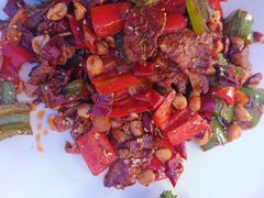 炒牛肉-万山楼海鲜酒家·二十三年老字号